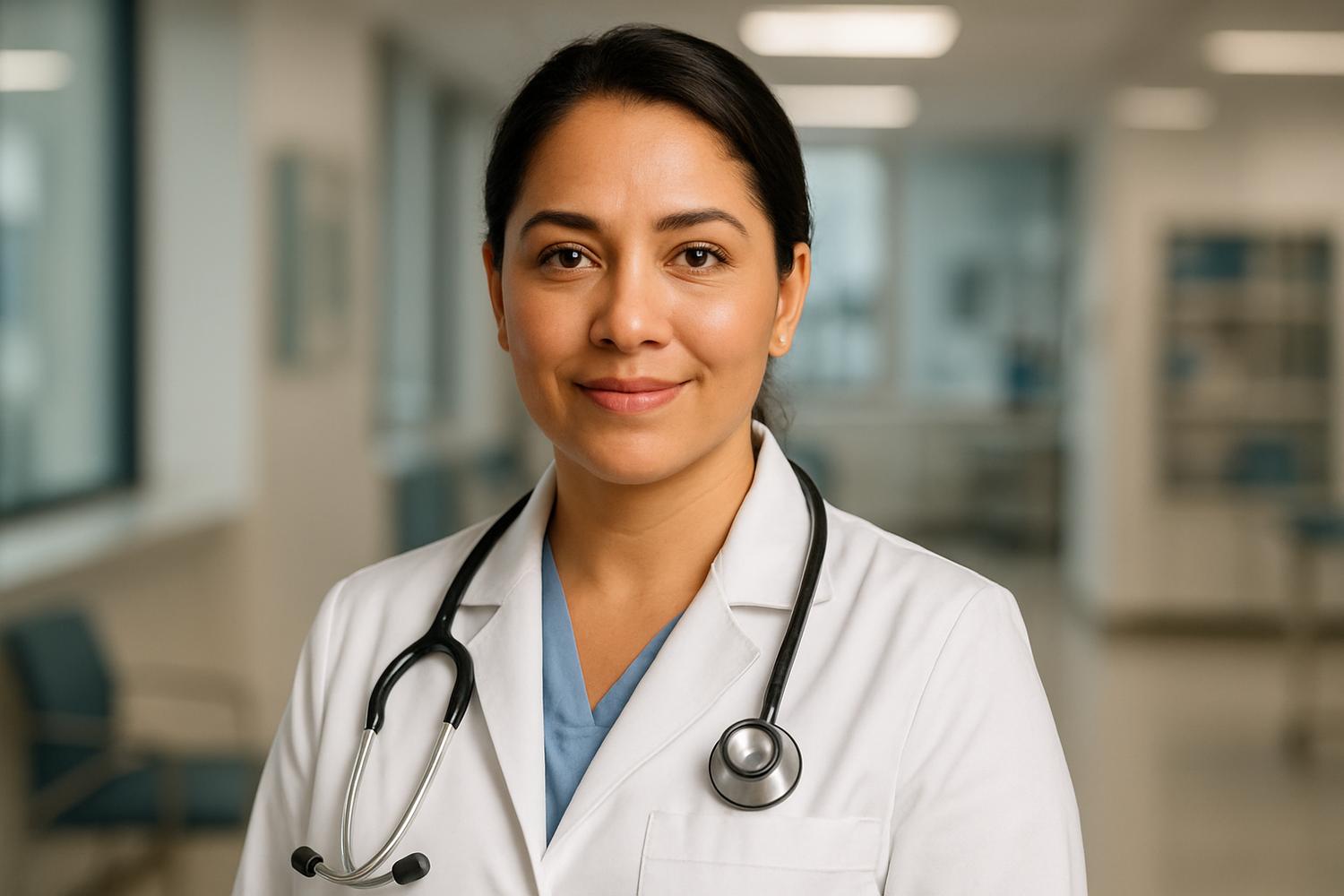 a woman doctor of hispanic heritage